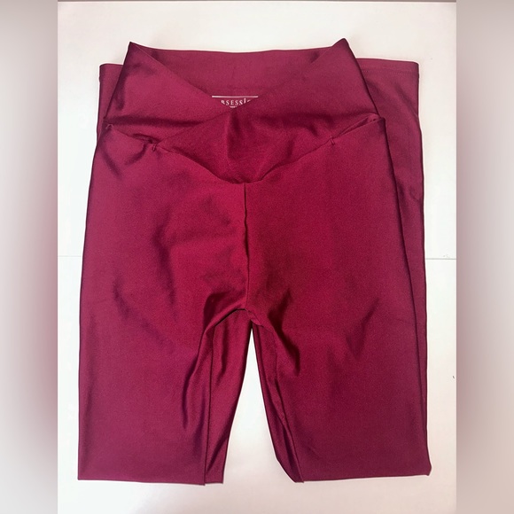 Brand new Obsession leggings size small cranberry color - Picture 7 of 7